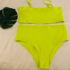 Two piece bathing suit